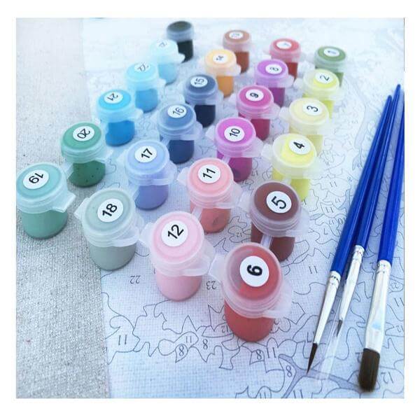 Beautiful Acrylic Paint by Numbers Kit