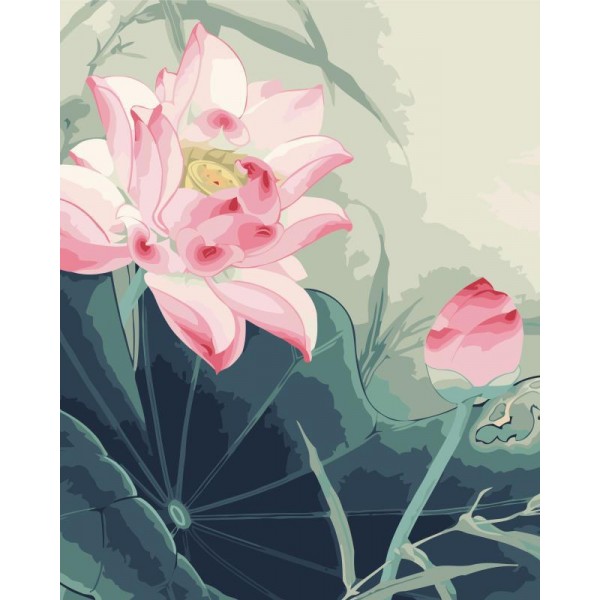 Chinese Art Lotus Flower