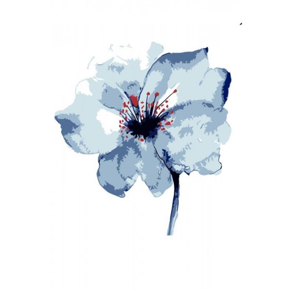 Watercolor illustration flower