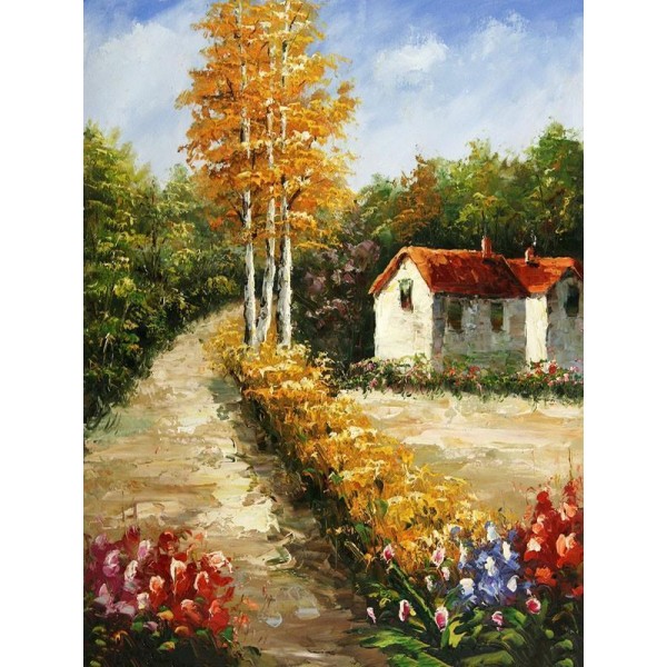 Beautiful Countryside Painting by Numbers