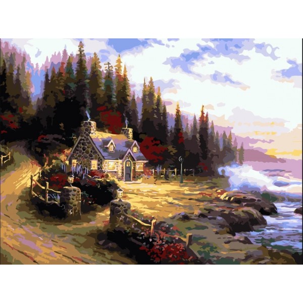 Countryside Landscape DIY Painting By Numbers Adults