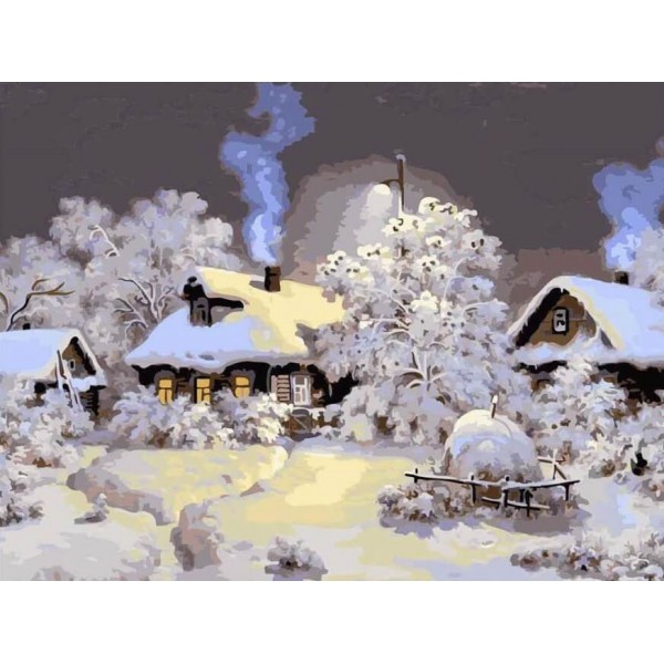 Winter Landscape - Paint by Numbers