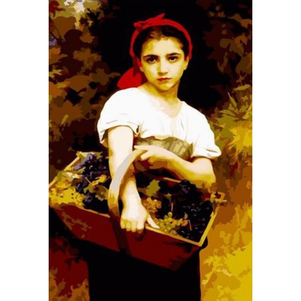 A Girl with A Basket