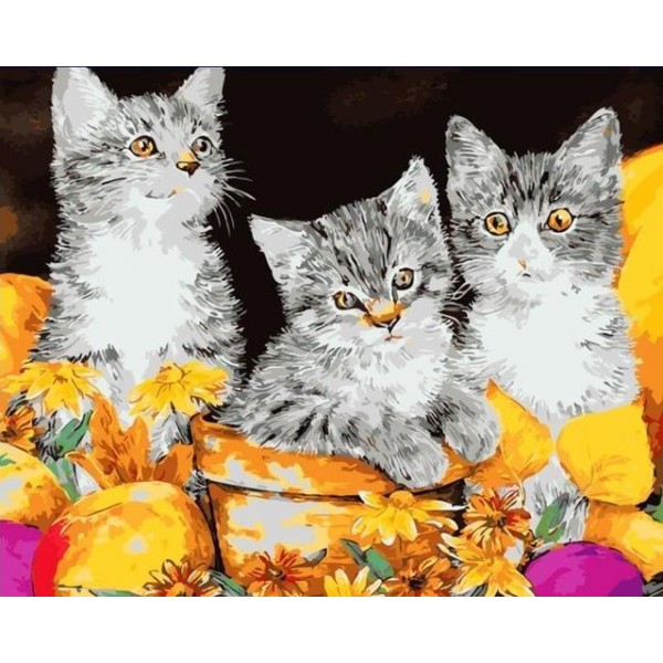 3 Kittens - DIY Painting - Want to Paint them? Buy them Now