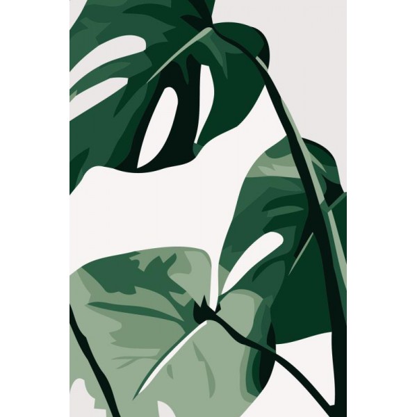 Tropical Split Leaf Art