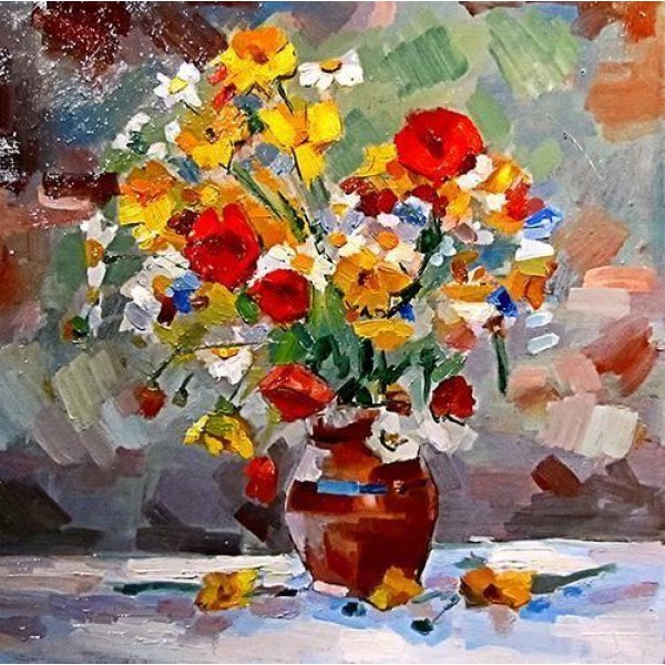 Floral art - Paint by Numbers