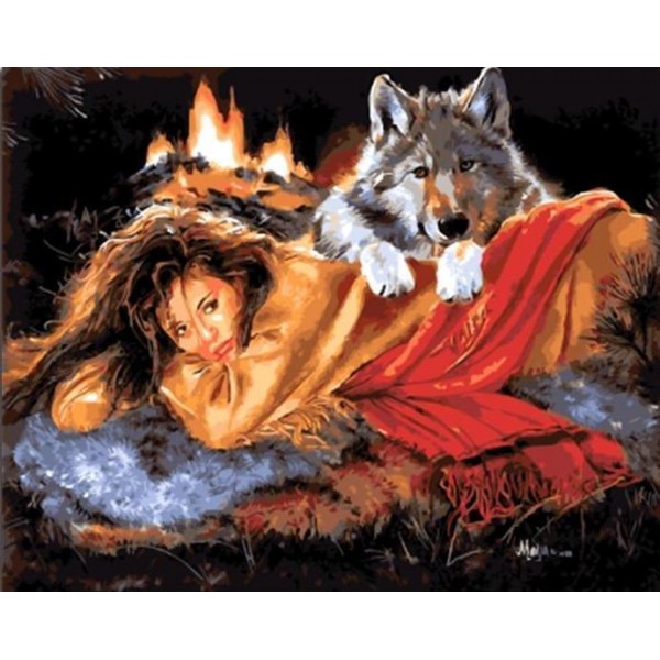 A Lady & A Wolf