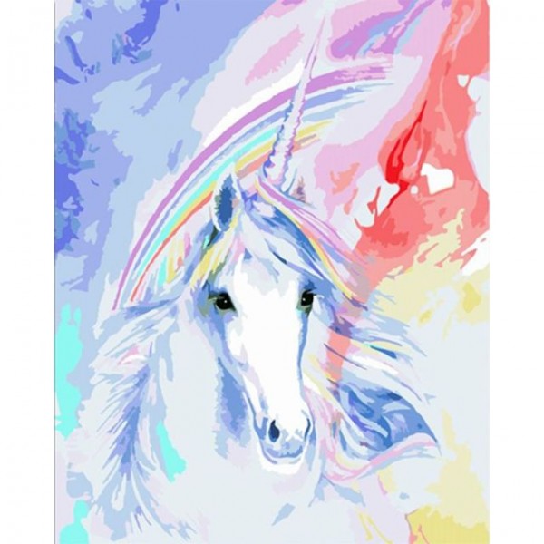 Stunning Unicorn - Paint By Numbers