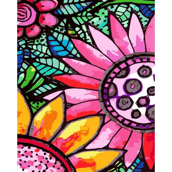 Colorful Sunflower Paintings