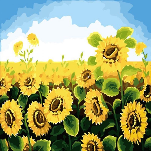 Sunflowers - Paint By Numbers