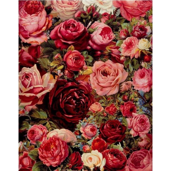 Roses Painting with DIY Kit - Paint Yourself