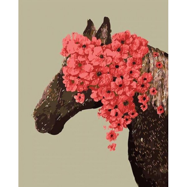 Floral Horse DIY Painting Kit