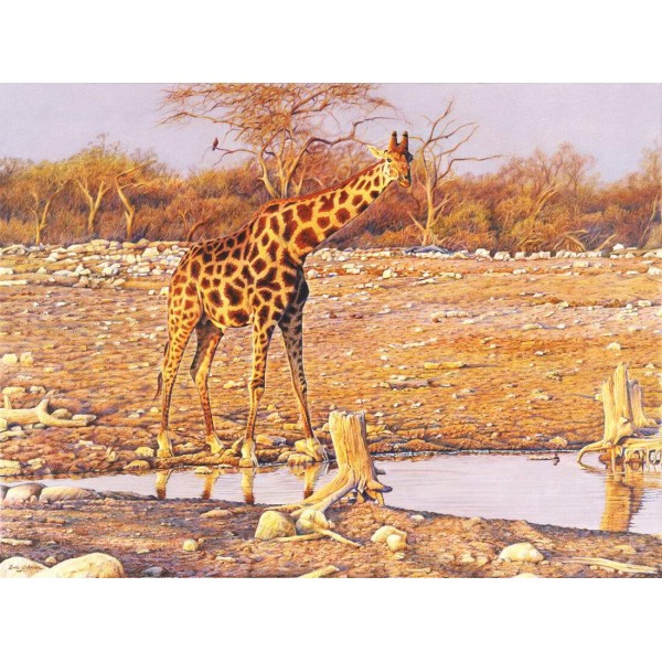 Afternoon's Glow Giraffe - Art by Eric Wilson