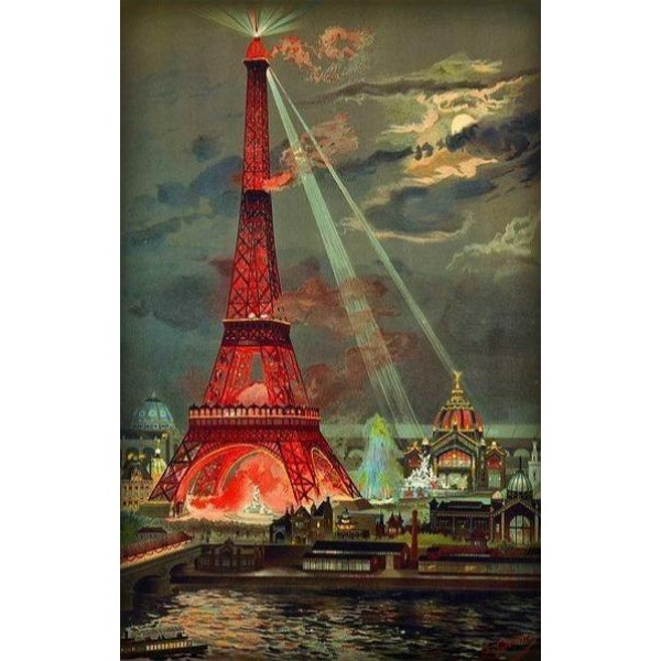 Eiffel Tower Paint By Number