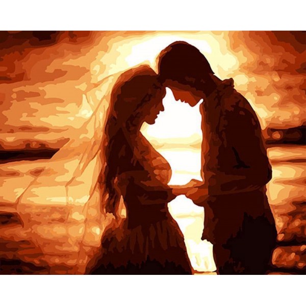 Newly Wed Couple Perfect Wedding Gift - Painting by Numbers