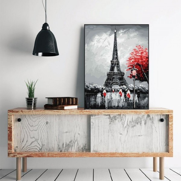 Eiffel Tower Paint By Numbers Kit