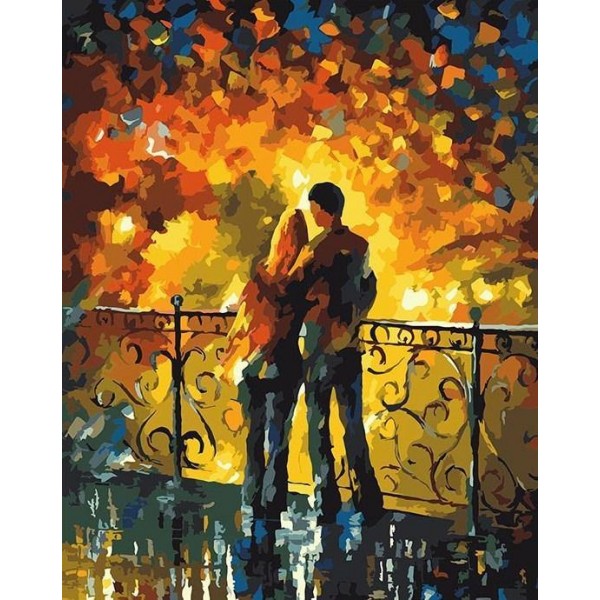 Couple in Love Paint by Numbers