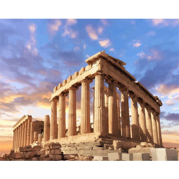 Acropolis Of Athens- Paint By Number