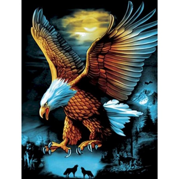 Night Eagle- Paint By Number
