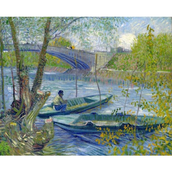 Boats in the River - Buy Today and Paint it Yourself