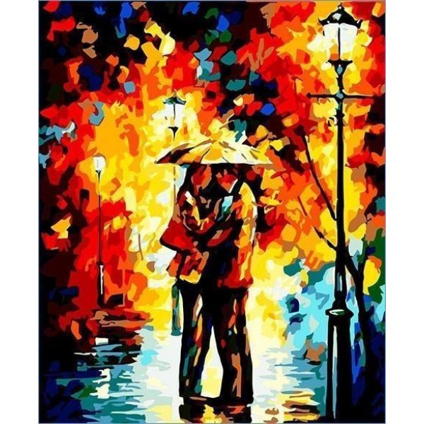 Colorful Couple Painting