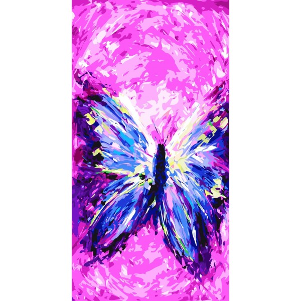 Abstract Butterfly Painting Kit for Adults