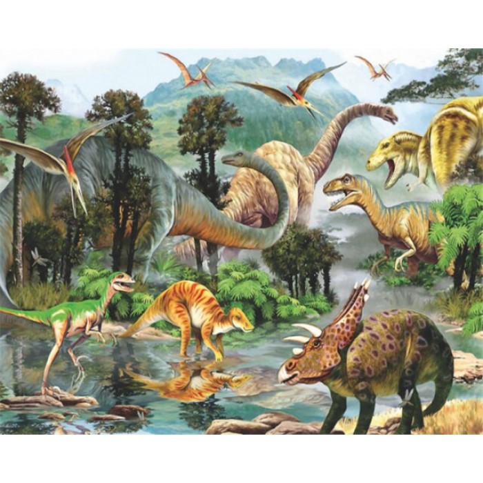 Dinosaurs - Paint by Numbers