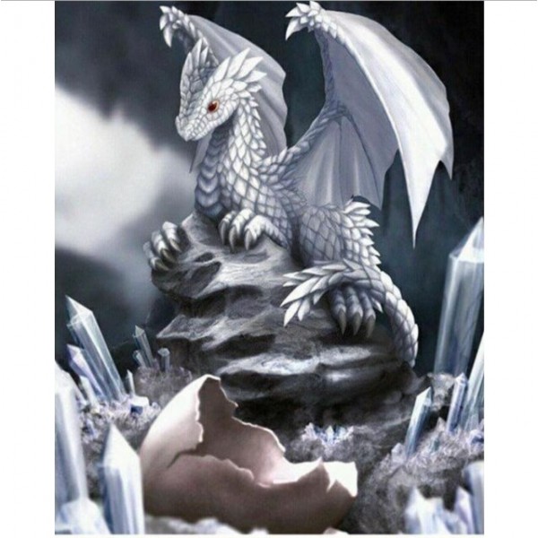 Crystal Dragon - Paint By Numbers